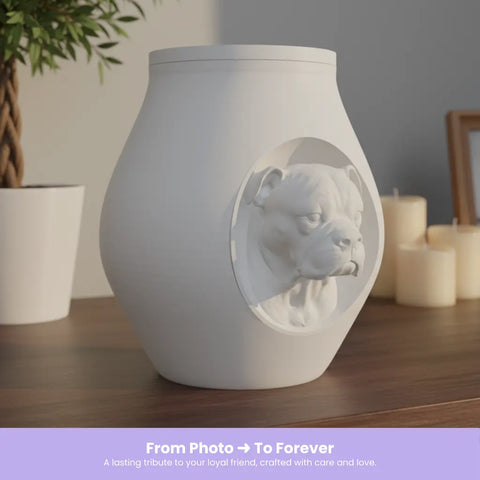 Custom Pet Urn – Personalized 3D-Printed Memorial of Your Beloved Pet