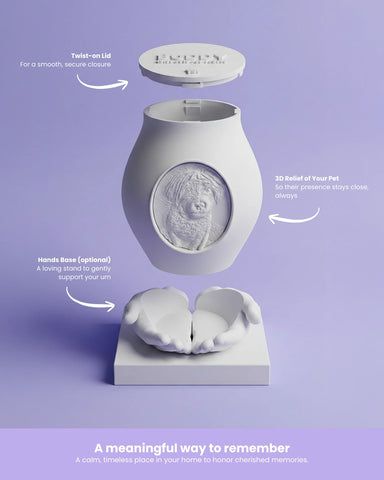 Custom Pet Urn – Personalized 3D-Printed Memorial of Your Beloved Pet