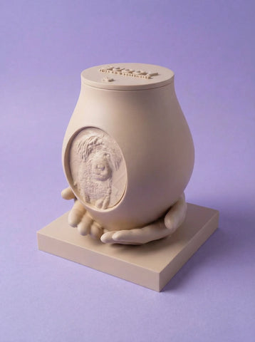 Hand-Base Display – A Loving Stand for Your Urn